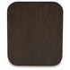 Carlibrie Warm Brown Rectangular End Table