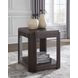 Carlibrie Warm Brown Rectangular End Table