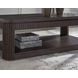 Carlibrie Warm Brown Rectangular Lift Top Cocktail Table