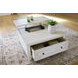 Robbinsdale Antique White Lift Top Occasional Table Set