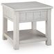 Robbinsdale Antique White Square End Table