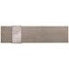Linea Cerused Greige And Textured Graphite Metal Console Table