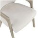 Gwendolyn Cerused Taupe Upholstered Arm Chair Set of 2