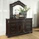 Monte Carlo Brown 9 Drawer Dresser and Arch Mirror