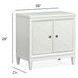 Springhouse Whisper White 2 Door Nightstand with USB Charging