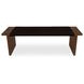 Merritt Dark Brown Outdoor Accent Bench