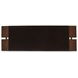 Merritt Dark Brown Outdoor Accent Bench