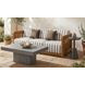 Adelaide Brown and White Outdoor 90" Sofa
