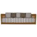 Adelaide Brown and White Outdoor 90" Sofa