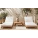 Enzo Natural Outdoor Rectangular Side Table