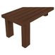 Marina Brown Outdoor Dining Bench