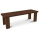 Marina Brown Outdoor Dining Bench