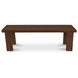Marina Brown Outdoor Dining Bench