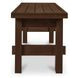 Esmond Brown Outdoor Dining Bench