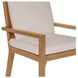 Mateo White Upholstered Outdoor Dining Chair