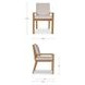 Mateo White Upholstered Outdoor Dining Chair