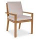 Mateo White Upholstered Outdoor Dining Chair