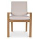 Mateo White Upholstered Outdoor Dining Chair