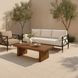 Denby Brown Outdoor Rectangular Occasional Table Set