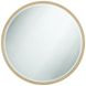 Balboa Coastal Gray Round Wall Mirror