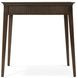 Lido Bistre and Cream Rectangular Marble Top Side Table