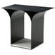 TA Originals Black and White Rectangular Accent Table