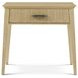 Balboa Coastal Gray Rectangular Side Table