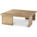 Oasis Burnished Brass Square Slater Cocktail Table