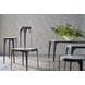 Rome Gray and White 95" Rectangular Marble Dining Table