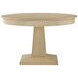 Balboa Coastal Gray 60" Extendable Round Dining Table