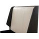 Repose Charcoal Oak and Beige Leather Queen Upholstered Panel Bed