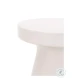 Tack Ivory Concrete Accent Table