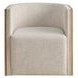 Vail Monique Linen and Skylark Upholstered Swivel Chair