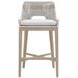 Tapestry Pumice Performance Fabric Upholstered Outdoor Bar Stool