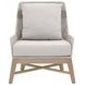 Tapestry Pumice Performance Fabric Upholstered Outdoor Club Chair