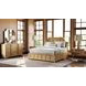 Magnolia Cashew Queen Planked Panel Bed