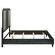 Skyline Onyx and Gray Upholstered Panel Bedroom Set