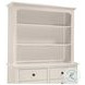 Taylor Sea Shell Hutch and Bookcase with 3 Shelves