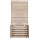 Marlowe Polished Limestone Credenza Home Office Set