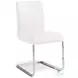 Stella White Leather Dining Chair Set of 2