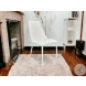 Mia White Leather Dining Chair Set of 2