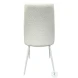 Mia White Leather Dining Chair Set of 2