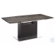 Olivia Brown And Dark Grey Oak Extendable Dining Table