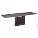 Olivia Brown And Dark Grey Oak Extendable Dining Table