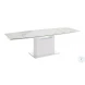 Olivia White Marbled Porcelain Top Extendable Dining Table