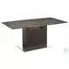 Olivia Brown Marbled And Dark Grey Oak Dining Table