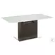 Olivia White And Dark Grey Oak Dining Table