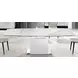 Olivia Motorized White Extendable Dining Table