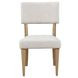 Colvin Brown and White Side Chair