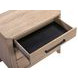 Breckenridge Medium Brown 3 Drawer Nightstand with USB Charging and LED